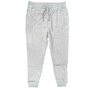 Gymshark Mens Pants Joggers Crest Light Grey Marl XL Yoga Training Gym Workout